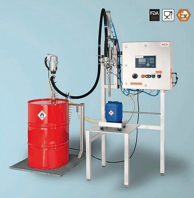 Abfüllsystem in Ex-Ausführung