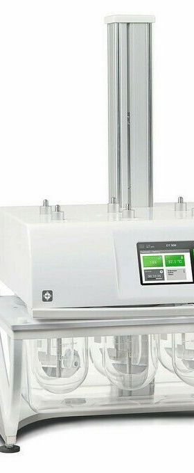 Drehgeber sorgen in den Arzneimittel-Testgeräten von Erweka für konstante Drehzahlen