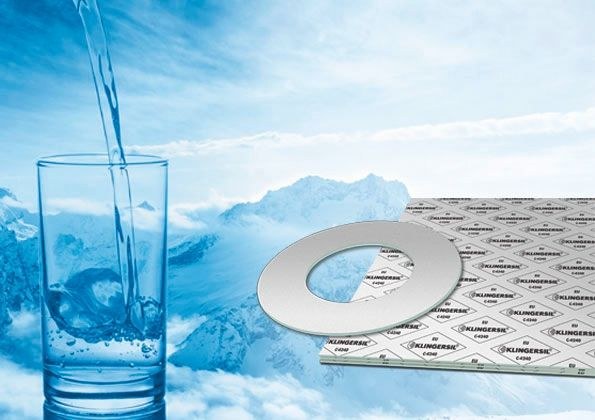 Flachdichtung nur aus zugelassenen Materialien