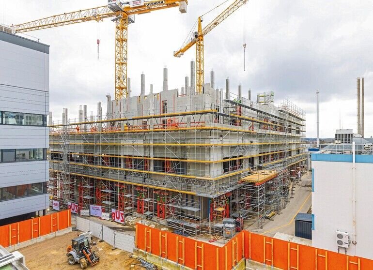 Gerüstbau als Schlüsselgewerk
