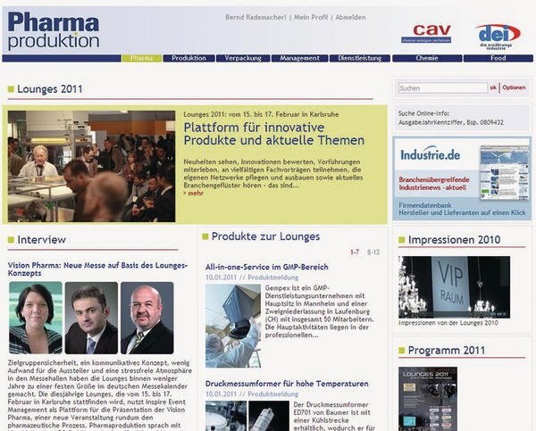 Gut vorbereitet auf die Lounges 2011