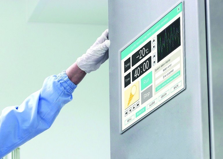 HMI für oberflächenbündigen Einbau