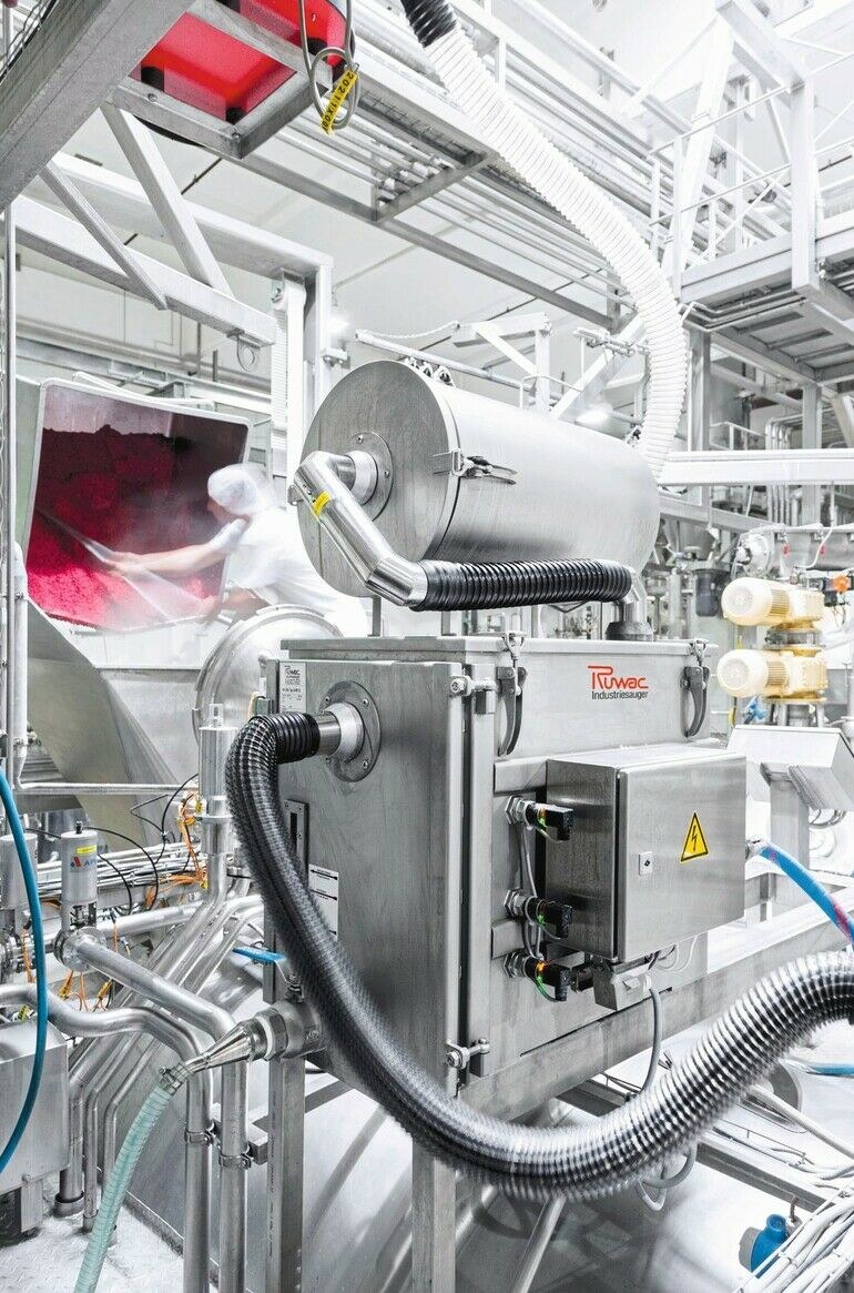 Hygienischer Sauger für Food und Pharma