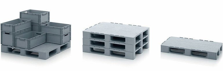 Kunststoffpaletten für den Reinraum
