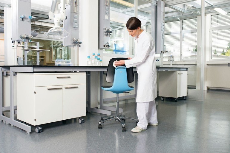 Laborstühle im Hygienic Design