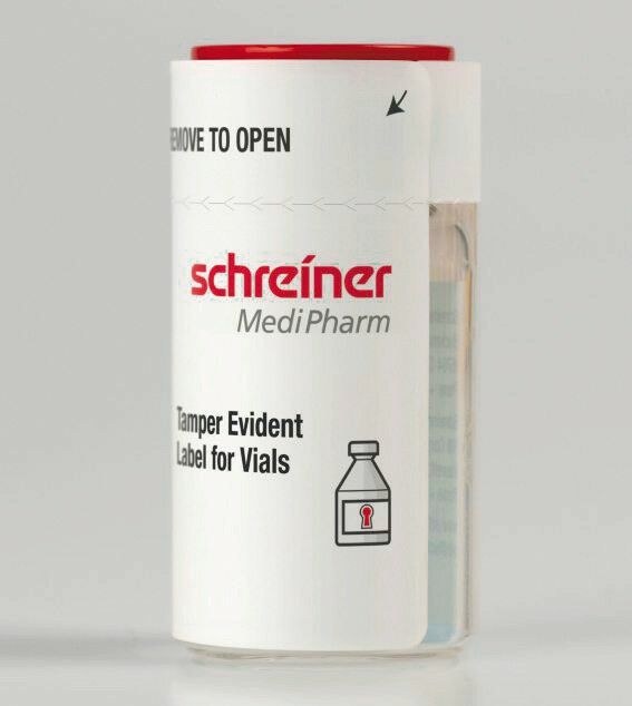 Manipulationsschutzlabel für Vials