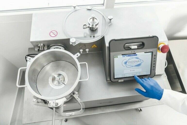 Pellettiermaschine im Labormaßstab
