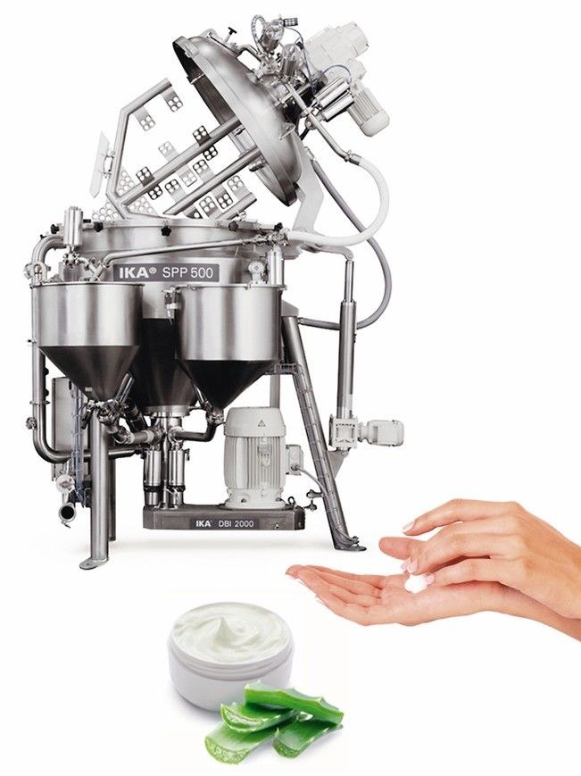 Prozessanlage für die Kosmetikproduktion