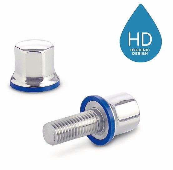 Schrauben und Muttern in Hygienic Design