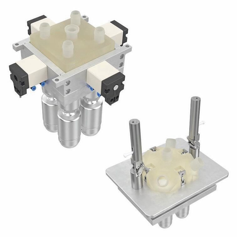 Ventilblock für Single-Use-Anwendungen